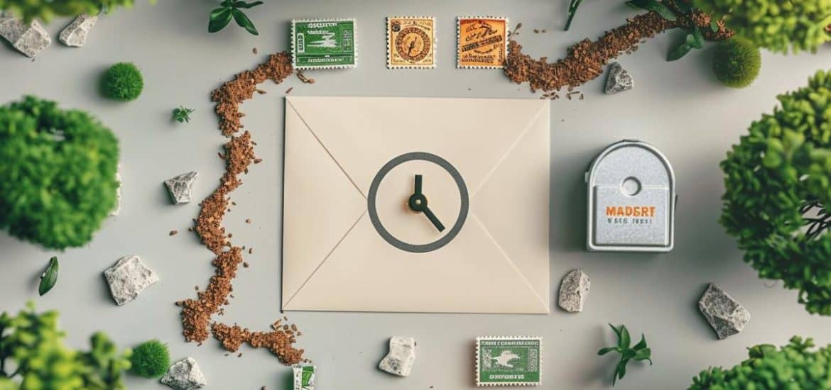 Combien de temps met une lettre pour arriver à destination​ ?