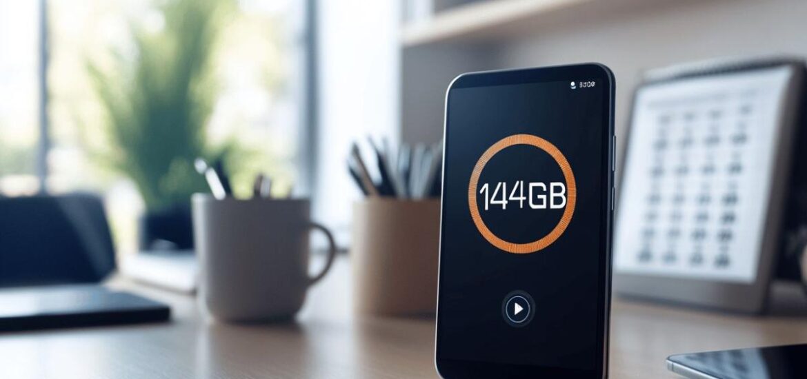 Combien de temps peut-on tenir avec 140 Go d’internet ?