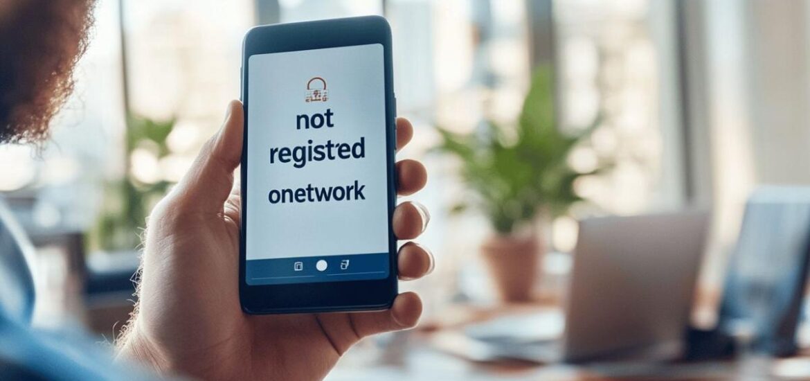 Comment résoudre l’erreur : non enregistré sur le réseau ?