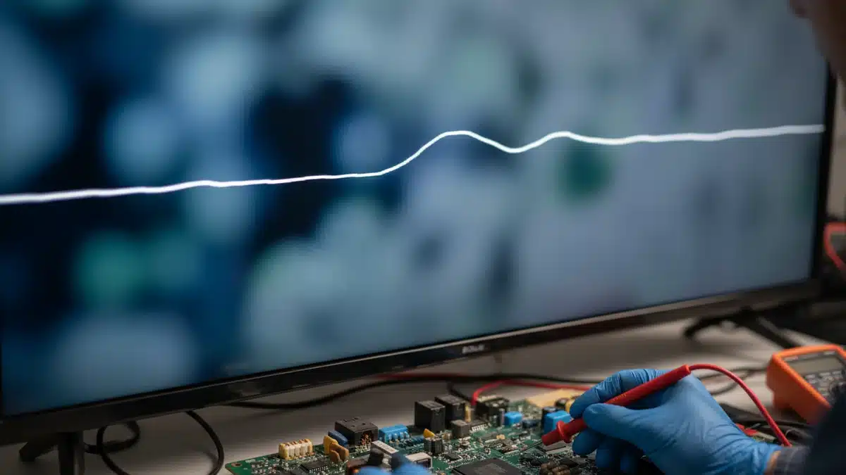 Trait horizontal sur mon écran TV : Causes et réparations